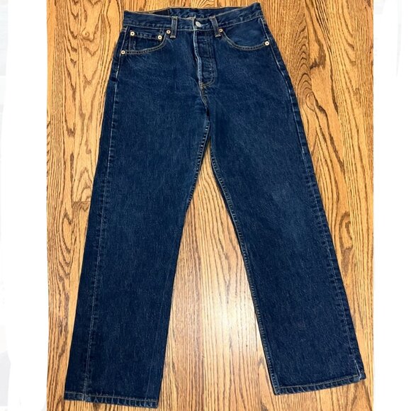 Levi's 501 Dark Wash Jean - Picture 1 of 3